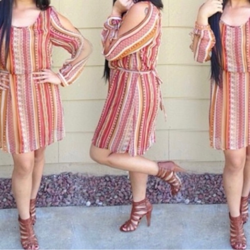 Gorgeous Mine Boho Tunic/Dress size large NWOT -festival,beach,wedding